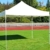 Nexos Hochwertiger Falt-Pavillon Partyzelt mit 2 Seitenteilen PROFI Ausführung für Garten Terrasse Feier Markt als Unterstand Plane wasserdichtes Dach 3 x 3 m champagner - 