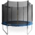 Kinetic Sports Outdoor Gartentrampolin Komplettset Ø 305 cm Sicherheitsnetz Randabdeckung Leiter Abdeckplane - 