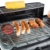Bruzzzler BBQ Elektrogrill - Standgrill mit Warmhalte-Rost, (2000 Watt) - 